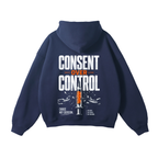 MY BODY MY CHOICE — Oversized UNISEX Hood - NAVY