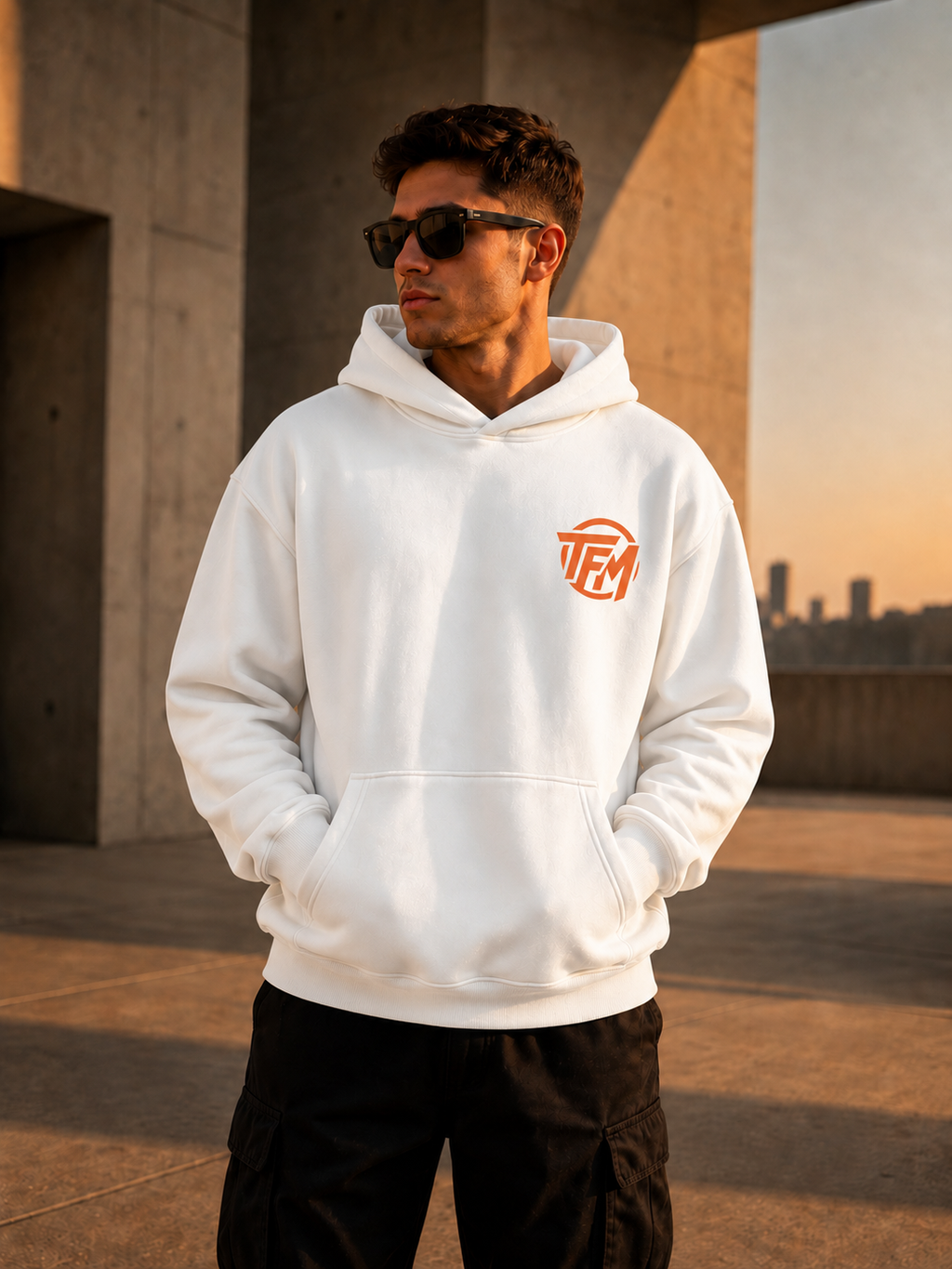 MY BODY MY CHOICE — Oversized UNISEX Hood - WHITE