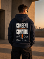 MY BODY MY CHOICE — Oversized UNISEX Hood - NAVY