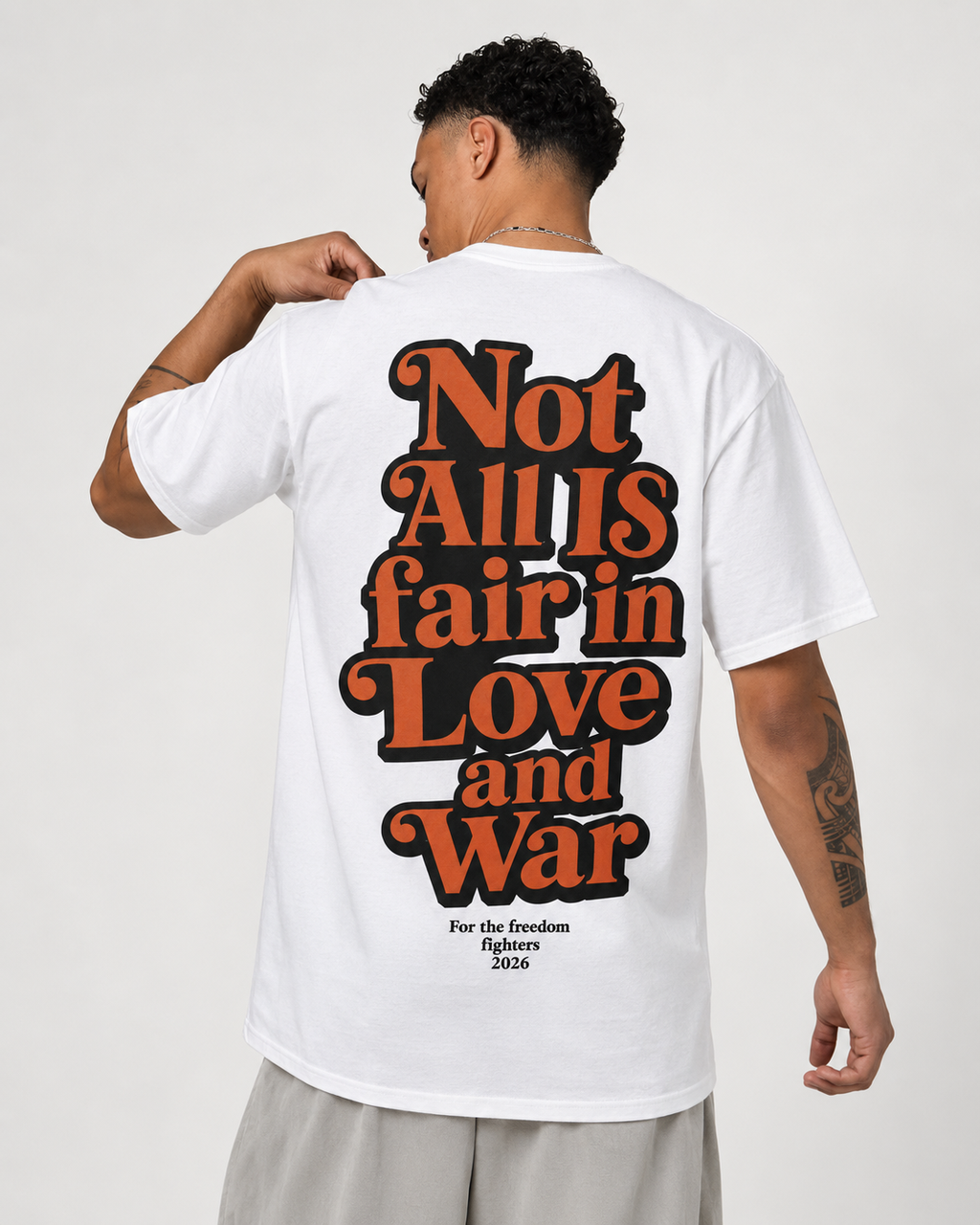 NOT FAIR TEE - HIS WHITE