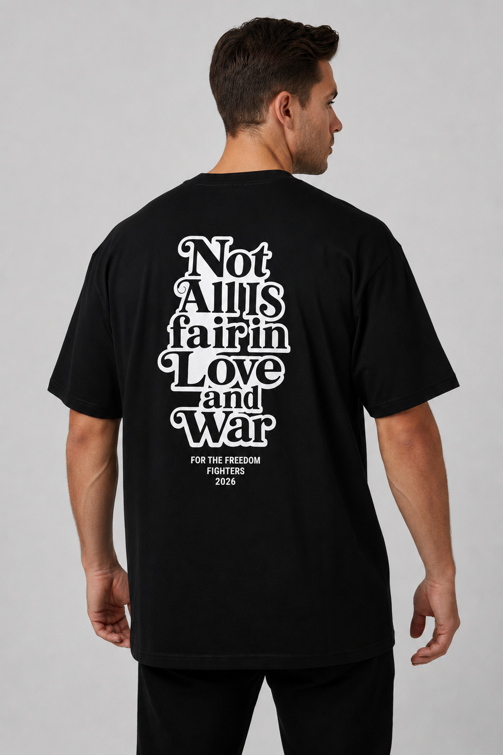 WE LOVE NOT WAR - BLACK