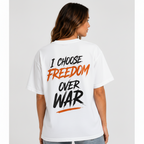 FREEDOM VS CONTROL OVERSIZED UNISEX TEE