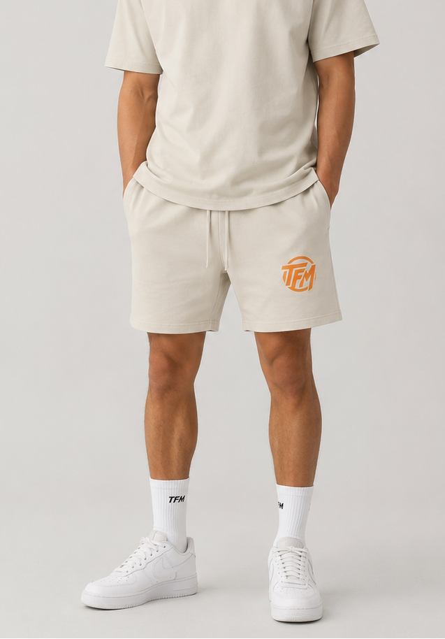 Unisex Vintage Wash Cotton Shorts