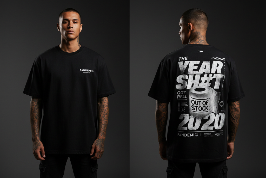 PANDEMI© x TFM Tee - Hero Mockup