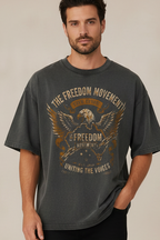 FREE AS AN EAGLE BOXY TEE- HIS