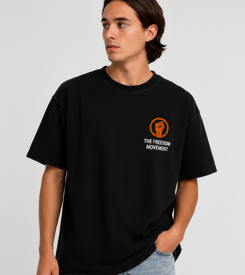 FREEDOM VS CONTROL OVERSIZED UNISEX TEE